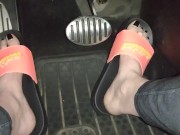 Pedal pumping in my Adidas slides 9/16