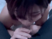 全裸でエロいフェラチオと口内射精をさせてくれる従順な彼女♡ cum in mouth 口内射精 11/16