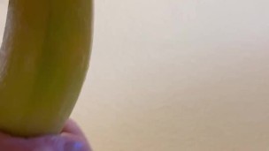 boy fucks banana