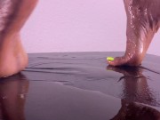 Sexy syrup dripping all over my feet 13/16