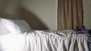 Girl in micro bikini gets off