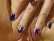 Close up pussy penetration, cum on clit 2/16