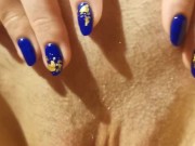 Close up pussy penetration, cum on clit 6/16