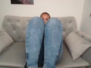 Hot Jeans Booty - Foot Fetish Vid 8/16