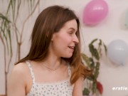 Ersties - 5 Sexy Lesbians Play A Sexy Game Together 15/16