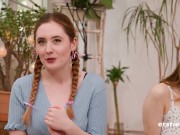 Ersties - 5 Sexy Lesbians Play A Sexy Game Together 3/16