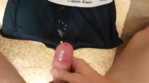 Cum shotting in toilet