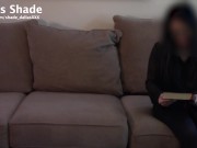 CFNM Asian Teen tries to ignore my cock while she studies for school 1/16