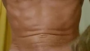 Solo wank with cum