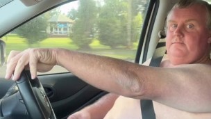 Driving Naked and Wanking