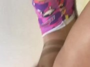 Brazilian with a big ass moaning loudly in the apartment, 13/16