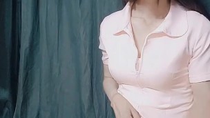 男の娘オナニ－Japanese crossdresser teasing