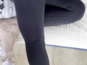 I cum quietly on her small tits 3/16