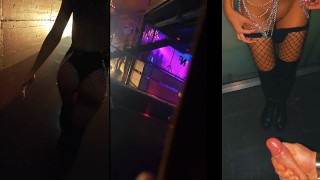 Met and fucked her in the night club right next to the dancefloor ...