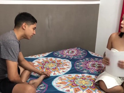 rico anal con madrastra cachonda por buenas calificaciones - porno en español