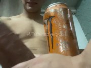 I measure my Huge Cock and my Step Sister gives me a Handjob 2/16