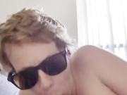 Busty Milf Gets Her Shades Covered In Cum By The Doc 2/16