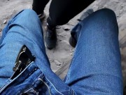 I gave the guy a cool blowjob in nature in a public place. He was very pleased! 8/16