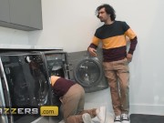 BRAZZERS - Sweet Vickie Lets Workers Rico Hernandez & Max Fills Fix The Laundry & Her Hungry Pussy 2/16