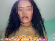 Hot wife big tits wearing a batik sarong (Full & Uncen in Fansly @BbwThaixxx) 7/16