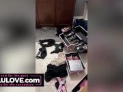 Babe dancing & twerking with closeups of thongs panties & high heels selfies & behind the porn scenes updates - Lelu Love 12/16