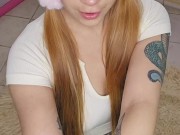 Stepsister wants to bounce in your cock untill creampie - JOI POV cowgirl 2/16