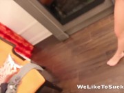 Brunette Amateur Lea Queen Enjoys POV Cock Sucking And Finishes With A Handjob 2/16