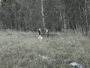 Mature girlfriends from Lesyanka are having fun in the forest. - Screenshot 15 of 16 - Outside