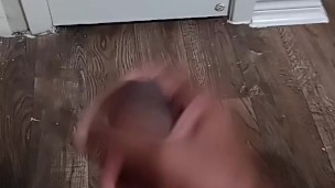 Jacking off my big dick