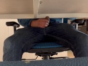 You and me at the office, just come under the desk and look to this view