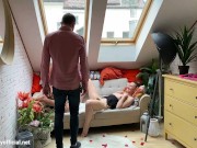 Angel Wicky hot passionate threesome date 5/16