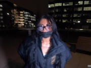 Une jolie beurette de cité se fait défoncer publiquement en anal par un black pour un IPHONE 13 !!! 4/16