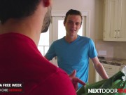 Tatted Twink Dicks Down Hunk Step-In-Law - Scott Finn, Julian Brady - NextDoorTaboo 2/16