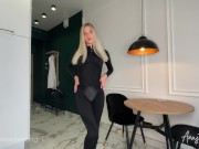 for a good blowjob a blonde gets a big cumshot on her face | Anastangel 1/16