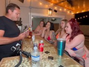 Wild Florida Swinger Couples Have Orgy At A Public Tiki Bar ! 1/16