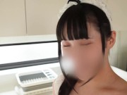 メイドさんのコスプレでなおみの顔より大きなご主人様のおち❤︎ぽにたっぷりご奉仕😣❤️💦日本人/異人種/白人/国際/巨根/巨乳/メイド/コスプレ 2/16
