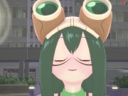Tsuyu Asui sex on the park| My Hero Academia 1/16