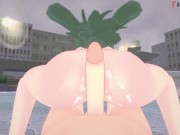 Tsuyu Asui sex on the park| My Hero Academia 15/16