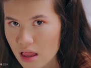 ULTRAFILMS Super hot brunette girl Evelin Elle getting fucked in the bathtub by her lover 1/16