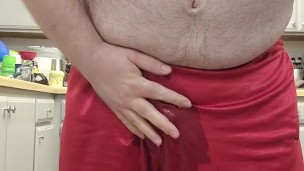 Wetting my gym shorts