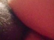 Peruana me toma de los testículos y se lo mete hasta sacarme el semen con su boca 4/16