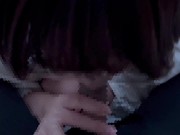 エロい鼻コキとノーハンドフェラも使いこなすメガネの変態彼女♡ cum in mouth glasses 11/16