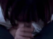 エロい鼻コキとノーハンドフェラも使いこなすメガネの変態彼女♡ cum in mouth glasses 12/16