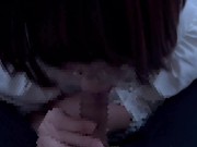 エロい鼻コキとノーハンドフェラも使いこなすメガネの変態彼女♡ cum in mouth glasses 13/16