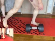 巨根が筋トレしてたらGカップのエロコスプレ美女が誘惑してきたから挿入した結果... 5/16