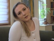 Netflix and Chill POV Virtual Sex in Missionary Cowgirl Doggystyle Fuck Creampie 1/16