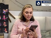 Sexy student plays the role of a horny maid using a dating app 2/16