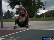 Blonde Gets A Lesson In the Rain 2/16