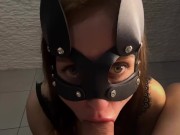 A friend's girlfriend seduced me and sucked my dick after getting a portion of sperm in her mouth 1/16