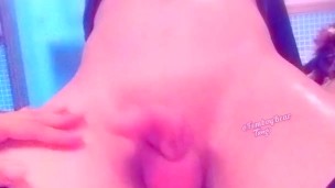 Oiled Femboy Riding Till Sweating